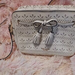 Kate Spade White Crossbody Bag